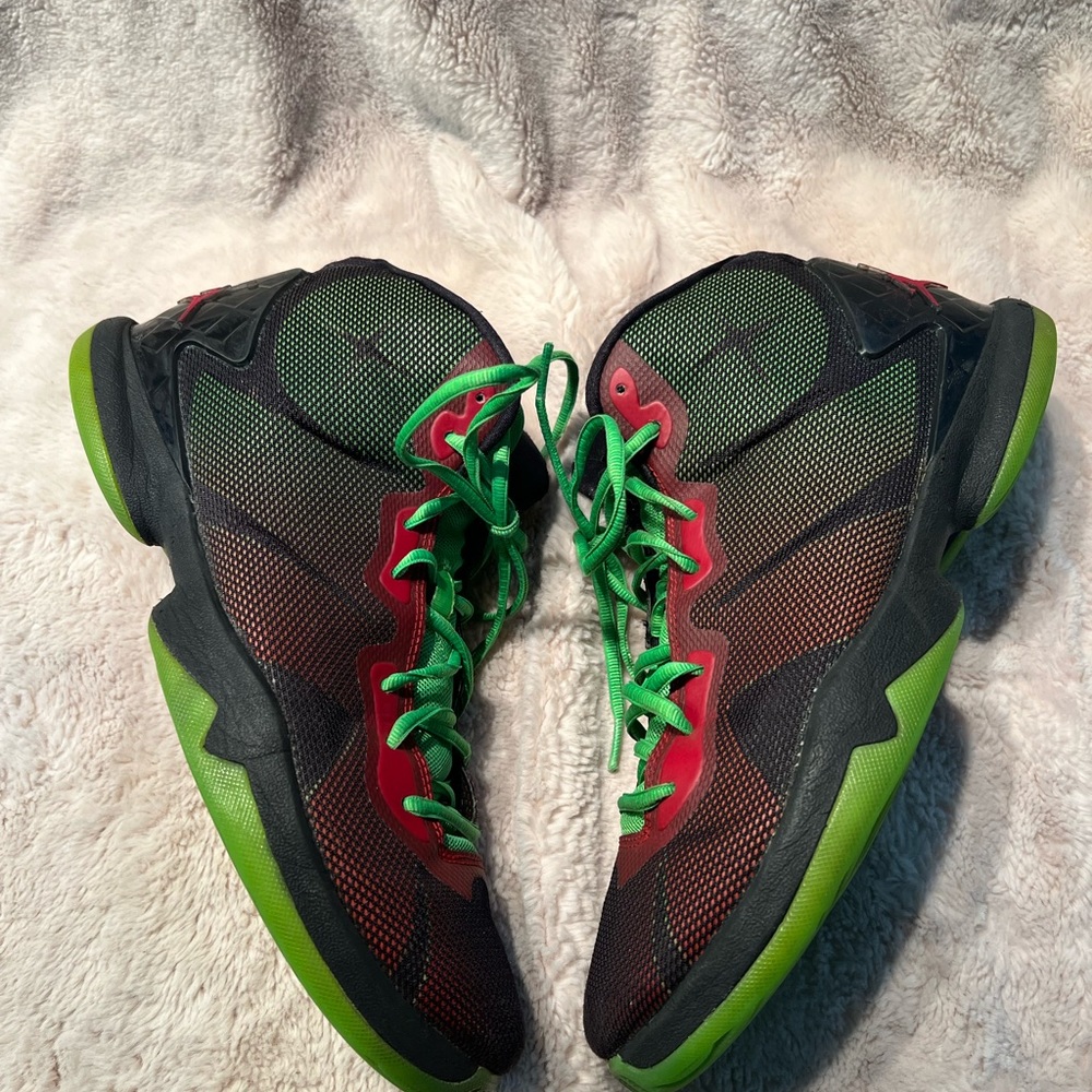 JORDAN SUPER FLY4 MARVIN THE MARTIAN MENS MULTICOLOR SNEAKERS SIZE 10 - Picture 9 of 9